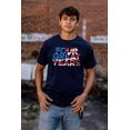 thumbnail image 4 of Four Great Years President Trump Plus Size Crewneck Graphic Tee Shirt Brisco Brands 2X, 4 of 5