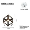 thumbnail image 2 of Plug In Chandelier Nordic Style Dining Room Staircase Metal Brown Dome Pendant Light Hanging Lamps, 2 of 4