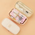 thumbnail image 2 of hirigin Double Zipper Large Storage College Student Pencil Case Makeup Bag Pouch Stationary, 2 of 2