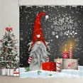 thumbnail image 2 of Gnome Shower Curtains for Bathroom Lovely Cute Sprite Christmas Let it Snow Fabric Shower Curtain Winter Xmas Holiday Bathroom Curtain Set with Hooks Included 72x72 inches, 2 of 6