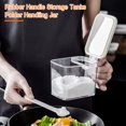 thumbnail image 3 of LShunze Condiment Jars Set, Transparent Seasoning Box with Lids and Spoons, Convenient and Neat Storage Solution for Kitchen (Transparent), 3 of 8