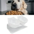 thumbnail image 3 of Cuenco Para Gatos, Protector De Cuello Doble Inclinado De 15, Alimentación Para Mascotas, 3 of 8