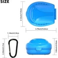 thumbnail image 2 of Mouthguard Case Sports, Specialized Football and Basketball Mouthguard Cases, Students, Adults and Seniors Universal Sports Mouthguard Case Bule, 2 of 7