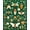 Green, Pattern 4, variant on ODIKA 4' x 6' Machine Washable Non-Slip Area Rug, Botanical Bee High Traffic Rug, Pink, 277022