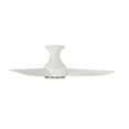 thumbnail image 3 of Corona 44" Brushed Nickel/Matte White Dimmable LED Smart Flush Mount Ceiling Fan with Remote, 3 of 6