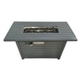 thumbnail image 5 of Newboti Furniture 25" H x 42" W Steel Propane Outdoor Fire Pit Table with Lid (Grey) 65179, 5 of 5