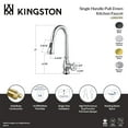thumbnail image 4 of Kingston Brass LS8691RX Belknap Single-Handle Pull-Down Kitchen Faucet, Polished Chrome, 4 of 5