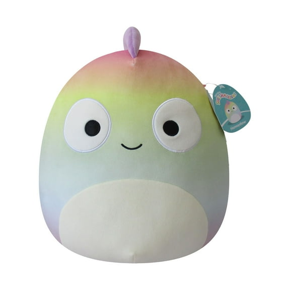 SQK - Large Plush 14" Squishmallows Honeydew - Rainbow Gradient Chameleon