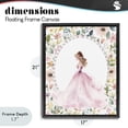 thumbnail image 4 of Stupell Industries Cottage Elegant Princess Love Black Floating Frame Canvas Art, 17 x 21, by Christine Simpson Art, 4 of 8
