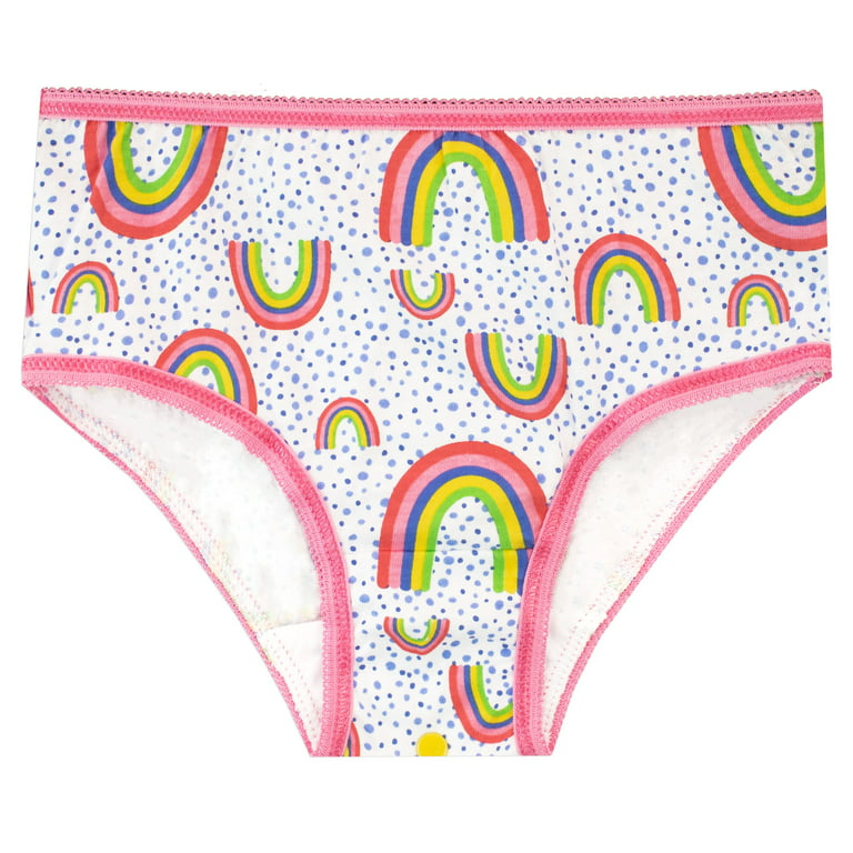 Harry Bear Girls Rainbow Underwear 5 Pack | Sizes 2T-10