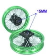 thumbnail image 2 of 1.60-10inch Front 1.60-10 inch Rear Rims Aluminum Alloy Wheel Rims Black Hub for CRF50 XR50 70 Apollo SDG 50cc 110 125cc, 2 of 6