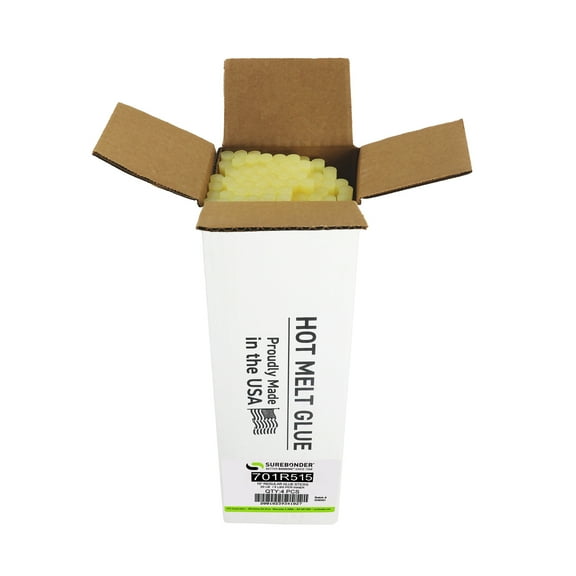 701R515 Full Size 15" Fast Set Hot Glue Stick - 5 lb Box