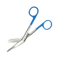 thumbnail image 5 of VR Instrument Supply Lister Bandage Scissors 5.5-Inch Stainless Steel Shears-Titanium Finish Cut Through Bandages, Dressing, Tape, Gauze, Clothing Blue Handle, 5 of 5