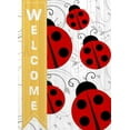 thumbnail image 2 of Allen, Kimberly 14x18 White Modern Wood Framed Museum Art Print Titled - Welcome Ladybug, 2 of 4