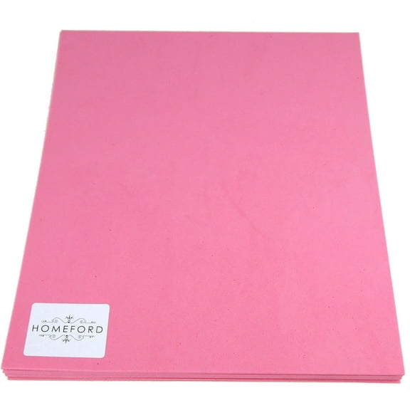 Plain EVA Foam Sheet, 9-1/2-Inch x 12-Inch, 10-Piece, Pink