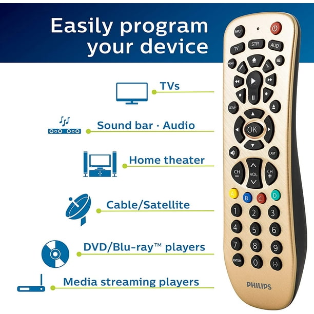 Télécommande TV Universelle pour Samsung, LG, Sony, Philips, Panasonic, Télécommandes  universelles