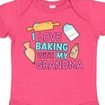thumbnail image 4 of Inktastic I Love Baking with My Grandma Girls Baby Bodysuit, 4 of 5