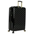 thumbnail image 4 of Betsey Johnson 26 inch Checked Luggage - Expandable Hardside Suitcase (Heart to Heart Black), 4 of 7