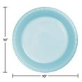 thumbnail image 2 of Creative Converting Plastic Plates, 10.25", Pastel Blue, 20 Ct, 2 of 2
