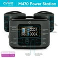 thumbnail image 3 of Aviva M470 Rechargeable 470Wh Portable Battery Power Bank Electronic Charger, 3 of 7