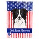 thumbnail image 1 of "Treasures BB2171CHF God Bless American Flag with Border Collie Flag Canvas House, grande, multicolor" Caroline's Treasures BB2171CHF, 1 of 1