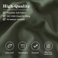 thumbnail image 5 of Amberspace 7-piece Bed in a Bag Comforter Set with Sheets,Olive Green,King, 5 of 7