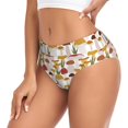 thumbnail image 2 of Fotbe Mushroom Calzones Estampados para Mujer – Ropa Interior de Algodón, Cómoda, Suave y Elástica-Large, 2 of 6