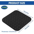 thumbnail image 2 of 4 Pcs Walking Pad Mat, Treadmill Mat Pads, 4" x 4" x 0.2" Double-Sided Non-Slip Exercise Equipment Mat, High Density Silicone Anti Vibration Pad for Protect Floors, Noise Reduction, 2 of 11
