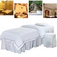 thumbnail image 4 of Fichiouy Bed Linen Set Bed Sheet Pillow Case Stool Case Quilt Cover White, 4 of 9