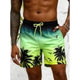 thumbnail image 2 of Vintage Plant 3D Printed Board Shorts Mens Palm Graphic Short Pants Summer Hawaiian Breathable Swim Trunks Kids Loose Ice Shorts, 2 of 9