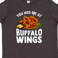 thumbnail image 4 of Inktastic Buffalo Wings Game Day Snack Boys or Girls Toddler T-Shirt, 4 of 5