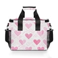 thumbnail image 7 of FORMRS Insulated Cooler Bag 24 Cans Capacity Soft Leakproof Lunch Box with Side Pockets, Geometric Love, 7 of 7