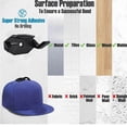 thumbnail image 3 of Estante para sombrero adhesivo Bewildely para armario color transparente, 3 of 6