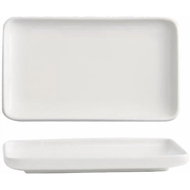 Plates Household Ceramic Steak Plate, Western Dinner Plate, Creative Ceramic Rectangular Plate Dishes(Small)