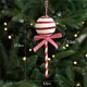thumbnail image 3 of 1/6 piezas de piruleta navideña con colgante de bastón de caramelo, bola colgante para árbol de Navidad, adornos navideños para el hogar, regalo de Año Nuevo 2024, 3 of 5