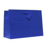 Allgala 12PK Value Premium Solid Color Paper Gift Bags (16" Wide Vogue-Dark Blue-GP50067)