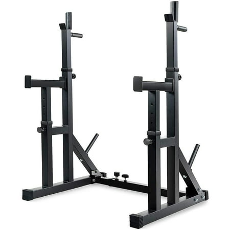 Steady Multi-Function Barbell Rack Dip Stand Height Adjustable Barbell Stand Weight Lifting Rack Gym Family Fitness Squat Rack Weight Lifting Bench Press Dipping Station