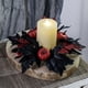 thumbnail image 5 of Xihbxyly Decoración de Calabaza con Hojas de Halloween, Vela de Mesa con Flores Artificiales, Guirnalda Exquisita, Decoración Festiva para Interiores y Exteriores, Decoración de Mesa para Bodas, 25 C, 5 of 7