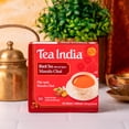 thumbnail image 3 of Tea India Masala Chai Tea Flavorful Blend Of Black Tea & Natural Ingredients Strong Full-Bodied Traditional Indian Caffeinated Tea 80 Round Tea Bags Pack of 6, 3 of 7