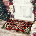 thumbnail image 5 of Merry Christmas Tree Welcome Doormat, Winter Christmas Low-Profile Non-Slip Decorative Mat for Indoor OutdoorBuffalo Plaid Door mat, 5 of 6