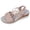 Light Pink, variant on Rokment Platform Wedges Strappy Dress Sandals for Women 2026 Beach Fashion Casual Open Toe Chunky High Heels Espadrilles Slingback Gladiator Summer Shoes Black Size 6.5