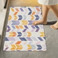 thumbnail image 4 of 2 Piece Soft Bathroom Rug Set Shape Of Lavender Arrow Bath Mat and U-Shaped Toilet Contour Rug (16"x24"+20"x24"), 4 of 7