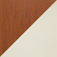 thumbnail image 2 of LumiSource Walnut Bamboo, Black Metal, Cream PU Oracle Counter Stool, 2 of 9