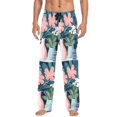 thumbnail image 7 of FORMRS Mens Pajama Pants with Pockets Soft Cotton Sleepwear Lounge Bottoms, Sizes S-2XL, Pink Flowers, 7 of 7