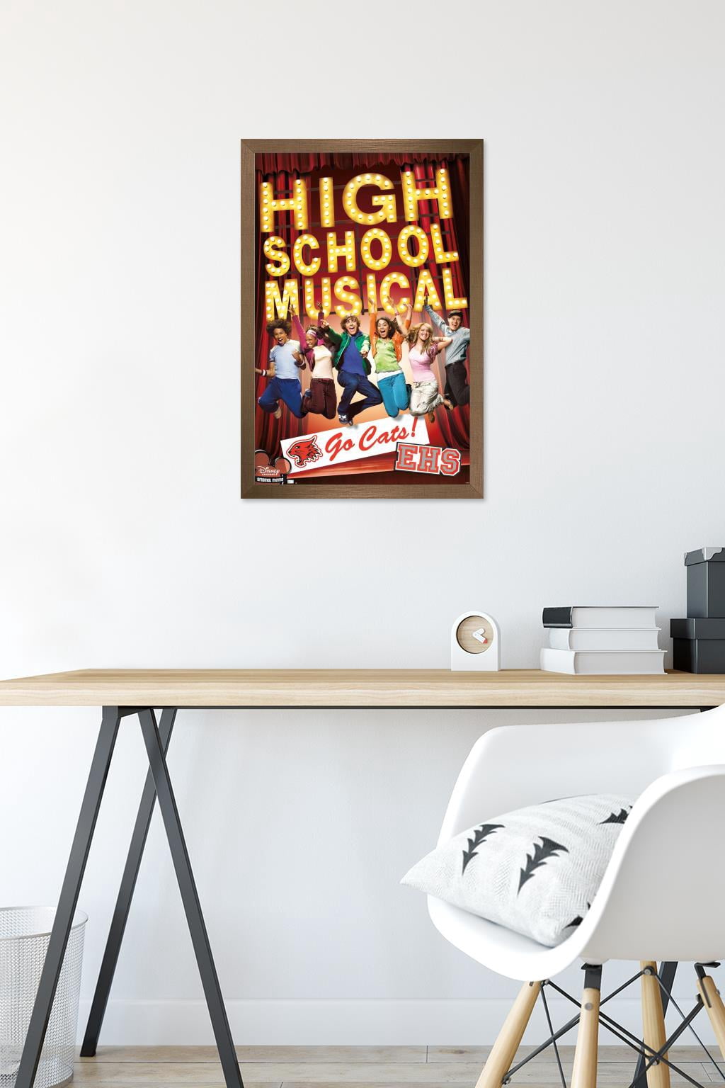 High School Musical - Go Cats! Wall Poster, 14.725" x 22.375" Framed