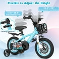 thumbnail image 6 of Costway 12" Kid’s Bike for 3-4 with Height-Adjustable Handlebar & Saddle Handbrake Blue, 6 of 10