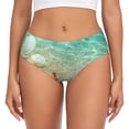 thumbnail image 1 of Balery Starfish And Seashell On The Beach Ropa Interior de Algodón para Mujer con Dibujo – Braguitas Cómodas y Elásticas, Estilo Clásico-Small, 1 of 6