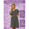 thumbnail image 4 of Ezi Women Hospital Gown Labor and Delivery Postpartum Soft Maternity Breastfeeding Nursing Pajamas, 4 of 6