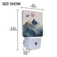 thumbnail image 4 of Yayeee LED Night Light for The Home Plug in With Light Sensors 2 Pack, Art Mountains, 4 of 6