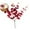 Red, variant on Artificial Eucalyptus Garland Decoration – Faux Eucalyptus Branches, 13.4in Plastic Silk Fake Plant for Floral Arrangements and Bouquets